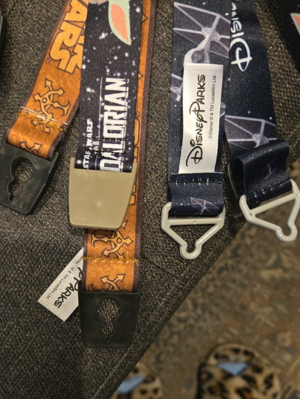 Disney Parks Lanyards with Clips StarWars Mandalorian #5 - Picture 5 of 6